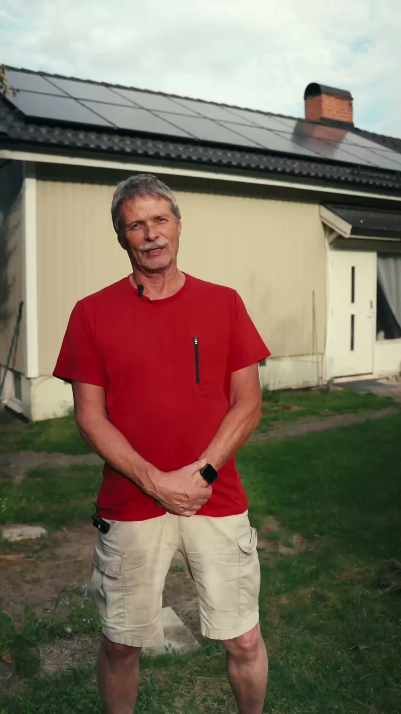 Micke Friberg, kund hos Oddes, i sin videoberättelse